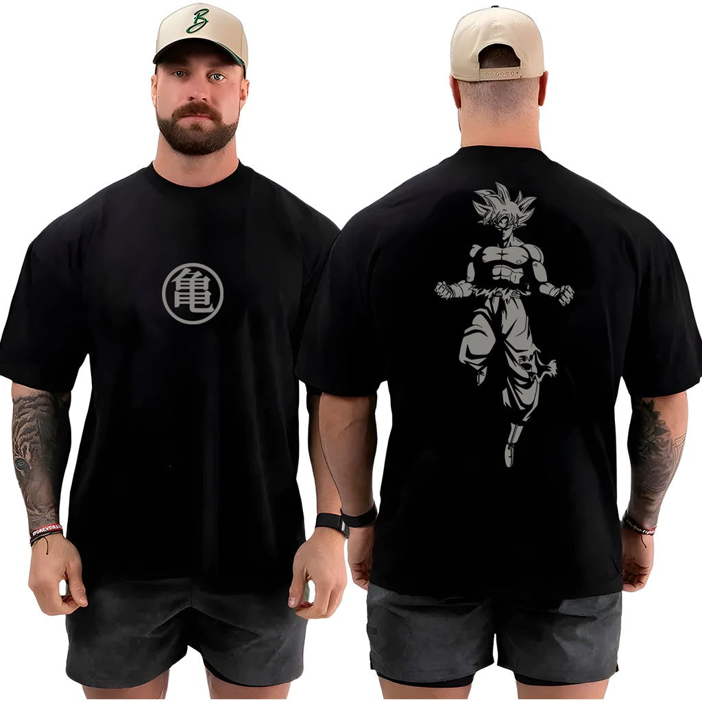 Camisa Oversized Streetwear Goku Black